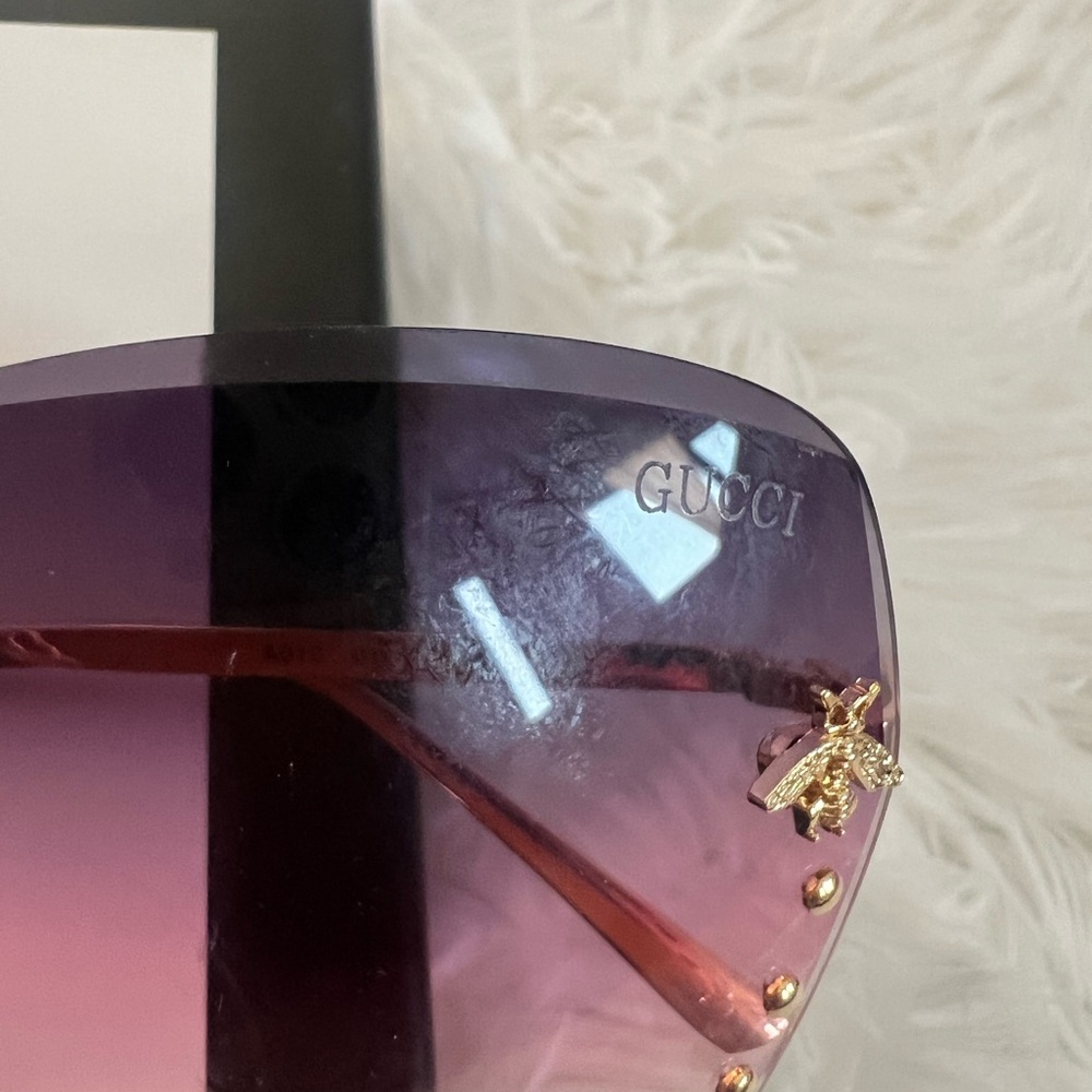 NEW Gucci Pink Sunglasses MADE IN ITALY PERFECT AUTHENTIC